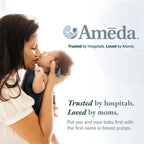 Ameda 2 Pack Breast Pump Kit Valves, Replacement Valves for Ameda Breast Pump Kits, Compatible with all Ameda HygieniKit Milk Collection Systems, Maintain Pump Performance, BPA Free DEHP Free