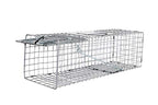 LifeSupplyUSA Humane Live Animal Trap - Catch and Release 1-Door Cage Trap for Rats, Feral Cats, Raccoons, Rabbits, Skunks, Squirrels, Similar Sized Animals - No Kill Easy Trapping (24"x7"x7")