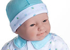 Caucasian 20-inch Large Soft Body Baby Doll | JC Toys - La Baby | Washable |Removable Blue Outfit w/ Hat and Pacifier| For Children 2 Years +