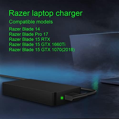New Replacement 230W Razer Blade Charger,Razer Blade 14 RTX3060 RTX3070 RTX3080 Razer Blade 17 RTX2060 RTX2070 RTX2080 Razer Blade 15 Model GTX1060 GTX1070 RTX 3060 3070 AC Adapter Power Supply