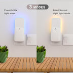 Kiwinurse Indoor Fly Trap for Home - Flying Insect Trap Fruit Fly Traps for Bugs, Gnats, Moths for Indoors with Bug Lights & Refills