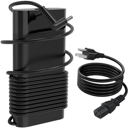 Replacement 200W HP Omen Laptop Charger for HP Omen 15 17/Victus 15 15t 16/ZBook 15 17 Gaming TPN-Q279 15-fa1010nr 15t-fa100 15z-fb100 16t-s000,HP ZBook Studio/Fury G10 G9 Workstation AC Adapter