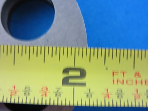 Replacement meat grinder plate. For many Waring Pro, Rival, Deni, Game Winner etc. Plate is 2 1/8" 53mm wide. PLEASE MEASURE BEFORE ORDERING. Does not fit Kitchenaid (1/8" 3 mm)