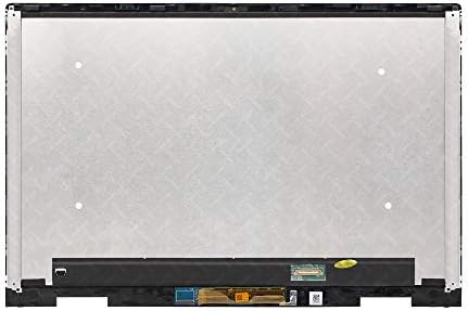 LCDOLED Replacement for HP Envy x360 m Convertible 15-ee1000 15-ee1083cl 15-ee1093cl 15.6 inches 1080P FHD IPS LCD Display Touch Screen Digitizer Assembly Bezel with Control Board