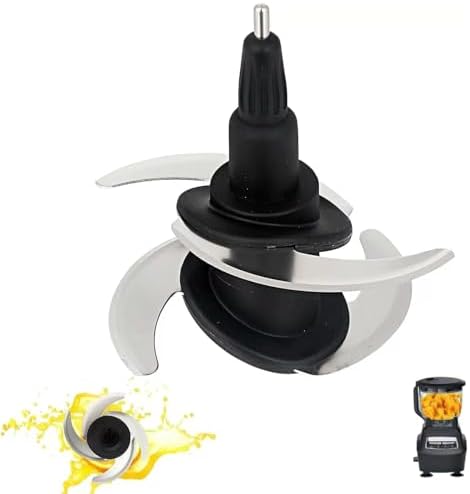 4 Blade Ninja Blender Blade Replacement Parts Compatible with 64oz(8Cup)72oz(9Cup) Food Processor Bowl Ninja Blades Auto iQ Chopping Blade 319KKU770 for Pitcher BL681A BL682 BL770AMZ and More
