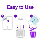 Indoor Plug in Fly Trap for Flies Moths Gnats with 8 Refills, Insect Catcher, Flying Insect Flea Trap, Compatible Safer Home Refill, Fruit Fly gnat Insect Killer