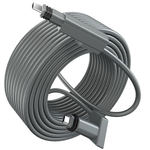 LUCMO Starlink Cable 75FT for Starlink Actuated Gen 2 Dish and Router, Replacement Extension Cable Waterproof (75FT / 23M), Grey