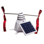 Bird B Gone - Solar Bird Repeller - Spinning Bird Deterrent with Telescoping Arms - Prevents Birds from Landing - Humane Repellent - Portable Design - for Boats, Patios, AC Units, Etc - Solar Powered