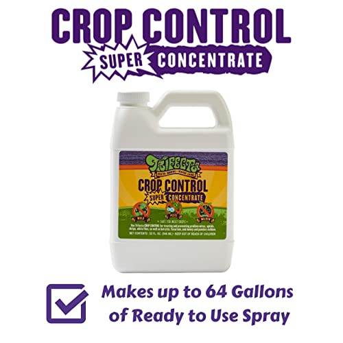 Trifecta Crop Control Super Concentrate All-in-One Natural Pesticide, Fungicide, Miticide, Insecticide, Help Defeat Spider Mites, Powdery Mildew, Botrytis, Mold and More on Plants 32 OZ