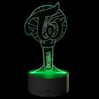 YX&ST Kpop Twice 16 Colors LED Night Light with Remote Control USB Acrylic Home Room Decoration