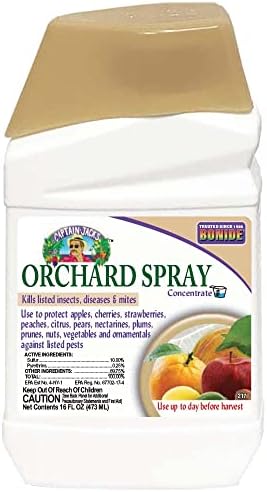 Bonide Captain Jack's Citrus, Fruit & Nut Orchard Spray, 16 oz Concentrate, Multi-Purpose Fungicide, Insecticide and Miticide