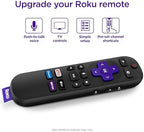 Roku Voice Remote | TV Remote Control with Voice Control, TV Controls, Simple Setup, & Pre-Set App Shortcuts - Replacement Remote Compatible with Roku TV, Roku Players, & Roku Audio