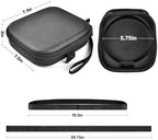 ANKHOH Portable CD Player Case, Travel Carrying Holder Storage for Walkman Discman with CD Earphone&Cable Accessories Storage, Compatible with Deluxe/HOTT/Gueray/GPX/Klim/ARAFUNA, Case Only