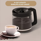 14-Cups Coffee Carafe Replacement Compatible with Cuisinart Coffee Machine DCC-2200RC, DCC-2200, DCC-3200, DCC-3200P1, DCC-3200FR, DCC-3200CPAMZ, DCC-2600, DCC-2800,DCC-1800FR, CBC-7400, CBC-7000PC