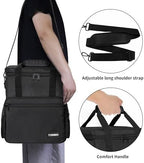 TORIBIO Kitchen Mixer Storage Bag Compatible with KitchenAid and Extra Accessories, Mixer Portable Carrying Bag/Case fit for 4.5-Quart and 5-Quart Mixers, 14" x 8.9" x 14.9"