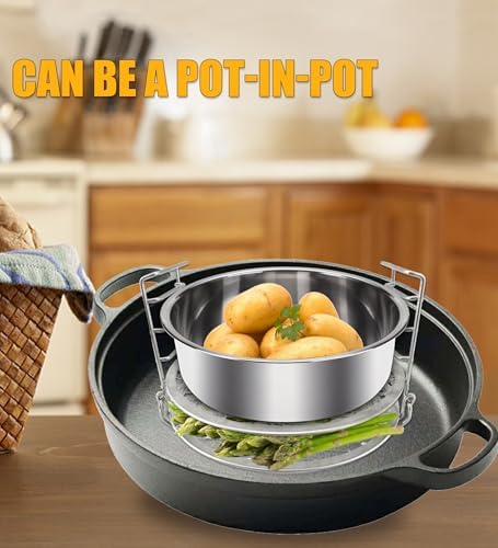 Dehydrator Rack Stainless Steel Stand Ninja Foodi Air Fryer Accessories. Dehydrator Rack for Ninja Foodi 6.5 & 8 Qt and Ninja Pressure Cooker, Compatible with Instant Pot Duo Crisp 8 Qt