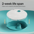 PETLIBRO Replacement Filters for Capsule Dog Fountain PLWF008, 4 Month Set of Filters for Dog Water Dispensers, 8 Count Pack, White