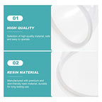 Ciieeo Vacuum Cupping Cup Hand Pump Set Breast Vacuum Cupping Buttock Lift Body Massage Cupping Set for Massage Therapists Cupping Machine Accessories for Women Ladies White