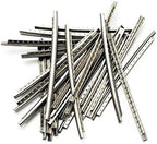Holmer Guitar Fret Wires 2.7mm 24 Frets Stainless Steel Fretwire Compatible with Fender Gibson Electric or Acoustic Guitar Fingerboard Replacement. Chrome