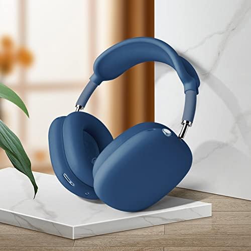 Case for Airpods Max Headphones, Ear Pad Case Cover/Ear Cups Cover/Headband Cover for AirPods Max (USB-C/Lightning)(2024/2020), Silicone Cover for Apple Airpod Max, Accessories Cases(Dark Blue)