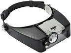 Microscope Accessories Kit Loupe Microscope LED Light 1.5X 3X 6.5X 8X Helmet Style Magnifier Microscope Slides