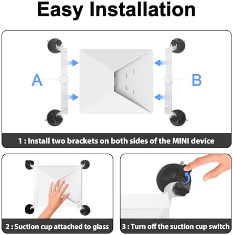 Starlink Mini Mount for Car,Starlink Mini Accessories,Starlink Mini Suction Cup Mount,Powerful Suction Cups are Road Trip Tested for RVs, Boats, Airplanes and More