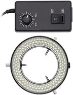 TsoLay Microscope Accessories Kit for Adult 144/56 LED Ring Light Illuminator Lamp for Industrial Trinocular Stereo Microscope Video Camera Adjustable Circle Light Source Accessory (Color : 144 Led)