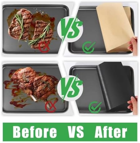 Air Fryer Accessories for Breville the Smart Oven Air Fryer Pro, Baking Set with Air Fryer Basket Pan Parchment Paper Disposable Airfryer Liner for Breville BOV900BSS