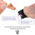 for Oticon Hearing Aid MiniFit Wax Guard Filters ProWax Replacement Cerumen Stop Suitable for Oticon RITE RIC Models (6)
