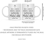 Andaz Press Funny 11oz. Ceramic Coffee Tea Mug Gift, This is What a Badass Ninja Superstar Musician Looks Like, 1-Pack, Birthday Christmas Gift Ideas