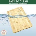 Bamboo Cutting Board Compatible with Breville 860BSS 845BSS BOV800XL Smart Oven Convection Toaster Oven, 100% Natural Organic Bamboo, 17.8" × 10.8" Accessories for Countertop Convection Oven