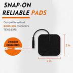 TENS Unit Pads Replacement Pads for TENS Unit Electrode Pads Electrodes for TENS Unit Muscle Stimulator Pads 2"x2", 24PCS Stim Pads for AUVON TENS Unit Electrode Pads/TENS 7000 Replacement Pads