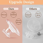 Wearable Milk Collection Cup, Hands Free Milk Collector Cup Compatible with Most Electric Breast Pump, Zomee/Spectra/Medela Breast Pump Collection Parts, Accessories Replacement (24 mm 2Pcs)