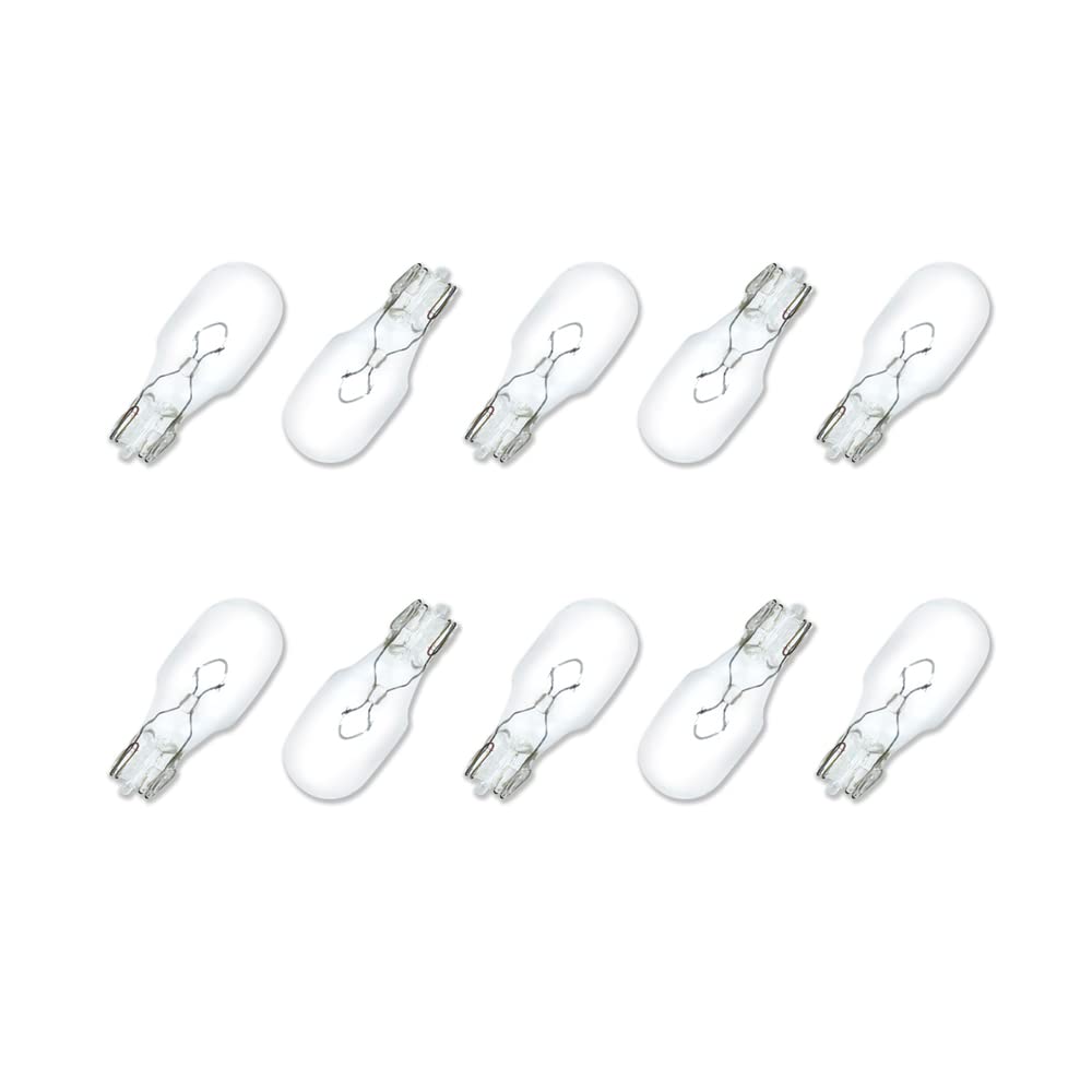 TECHNICAL PRECISION - Replacement Bulbs for Kichler Lighting 10574CLR by Technical Precision - 18W 12V Xenon Bulb - T5 Wedge Base Landscape Light Bulbs - 2800K Warm White - 10 Pack