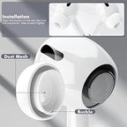 Seltureone 4 Pairs Replacement Ear Tips for Airpods Pro/Airpods Pro 2 with Noise Reduction Hole, Non-Slip Soft Silicone Airpods Pro Replacement Ear Tips with Portable Storage Box - Large