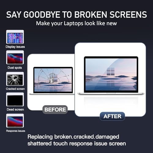 YUSE A2337 Screen Replacement 13.3” for MacBook Air 2020 Year M1 Retina, EMC 3598 MGN63 MGN93 MGND3 MGN73 MGNA3 MGNE3 A Full LED LCD Display Assembly 2560x1600 (Space Grey)