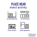 Terro T360 Ant & Roach Baits, 10 Pack,Black
