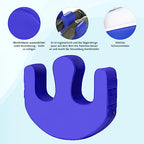 SMERPHOX Patient Turning Device U-Shaped Pillow PU Leather Flannel Anti-Decubitus Bedsore Paralyzed Patient Shift Nursing Tool for The Elderly Bed Care Products Helping The Elderly Turn Over Large