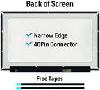 NT156WHM-T03 V8.0 V8.1 LCD LED OnCell Touch Screen Replacement for Laptop 40Pins HD 1366x768 Display(Only for NT156WHM T03 not for Others) with Tape