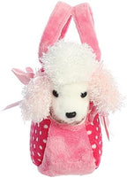 Aurora® Fashionable Fancy Pals™ Fancy Pink Polka Dot™ Stuffed Animal - On-The-go Companions - Stylish Accessories - 8 Inches