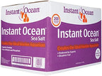 Instant Ocean Sea Salt for Marine Fish Tank Aquariums, Nitrate & Phosphate-Free