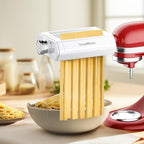 InnoMoon Pasta Attachment 3 in 1 Set for KitchenAid Stand Mixer Included Pasta Sheet Roller, Spaghetti Cutter, Fettuccine Cutter, Pasta Press Maker for Accessories, 8 Adjustable Thickness Knob