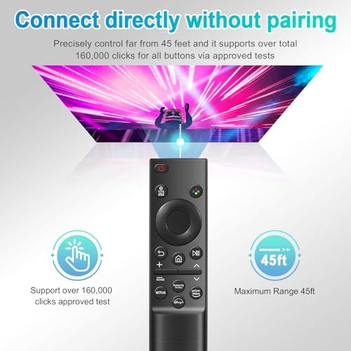 for Samsung Remote Replacement BN59-01388A Remote Control for Samsung Crystal UHD TV Remote CU7000 DU7200 Series Smart TV,Also Replacement for Samsung TV Remote BN59-01457A BN59-01388H TM2240A