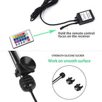 S SMIFUL LED Aquarium Light, RGB Submersible Fish Tank Lights Color Changing IP68 Waterproof Remote Control Sucker Hang Lights Background Wall Decor Lighting 11 inch