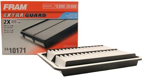FRAM Extra Guard CA10171 Replacement Engine Air Filter for Select Toyota Venza and Camry Models, Provides Up to 12 Months or 12,000 Miles Filter Protection