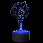 YX&ST Kpop Twice 16 Colors LED Night Light with Remote Control USB Acrylic Home Room Decoration