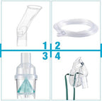 2 Piece Nebulizer Replacement Kit for Adult White