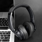 SOULWIT Cooling Gel Ear Pads Cushions Replacement for Anker Soundcore Life 2 (Not fit Life 2 Neo)/Q20/Q20+/Q20I/Q20BT Headphones, Ear Pads with High-Density Noise Isolation Foam - Black