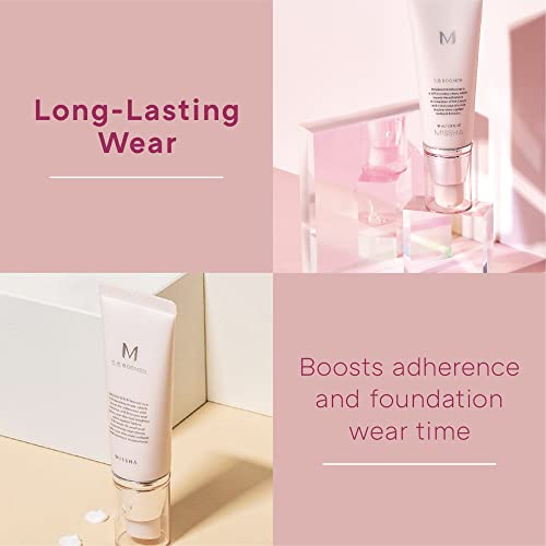MISSHA M BB Boomer 40ml- Boost the adherence and wear of foundation that improves skin tone with dewy finish and healthy glow all while providing skincare benefits