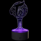 YX&ST Kpop Twice 16 Colors LED Night Light with Remote Control USB Acrylic Home Room Decoration